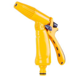 Zestaw nawodnieniowy 4-częściowy, pistolet zraszający, adapter 1/2-3/4, szybkozłączki 1/2", plastikowy, ogrodowy