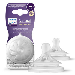 AVENT SCY964/02 Smoczek Responsywny Natural 3m+ Fast (4)