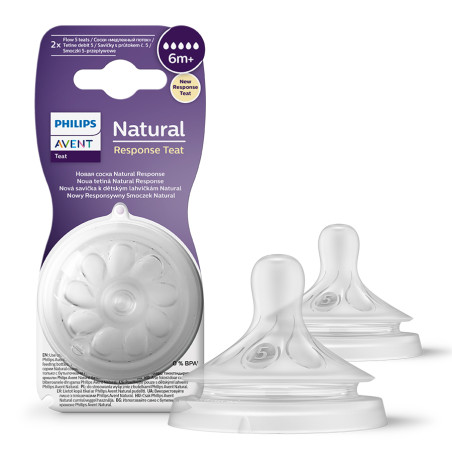 AVENT SCY965/02 Smoczek Responsywny Natural 6m+ Extra fast (5)