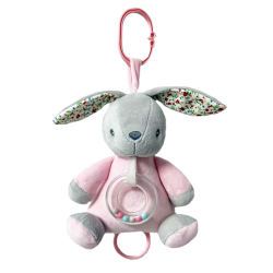 AXIOM 9194 Pozytywka Króliczek różowy 18 cm