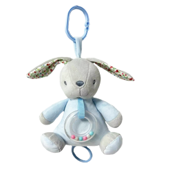 AXIOM 9195 Pozytywka Króliczek niebieski 18 cm