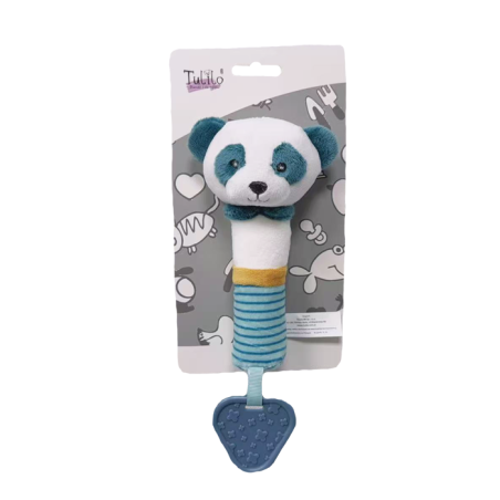AXIOM 9552 Zabawka z dźwiękiem Panda niebieska 17 cm