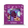 B.BOX 62351 Zestaw Mini Lunchbox + butelka tritanowa ze słomką 450 ml Lilac Pop