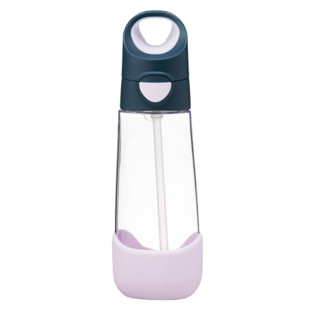 B.BOX BB00225 Butelka na wodę tritanową ze słomką 600ml Indigo Rose