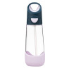 B.BOX BB00225 Butelka na wodę tritanową ze słomką 600ml Indigo Rose