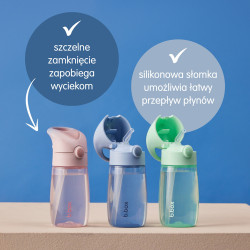 B.BOX BB00868 Butelka ze słomką Junior Spearmint