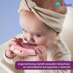 B.BOX BB100108 fill+feed Silikonowa miseczka z pokrywką do karmienia błękit