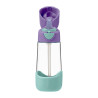 B.BOX BB500303 Butelka tritanowa  ze słomką 450 ml Lilac Pop