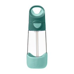 B.BOX BB500307 Butelka tritanowa ze słomką 450 ml Emerald Forest