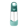 B.BOX BB500307 Butelka tritanowa ze słomką 450 ml Emerald Forest