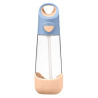 B.BOX BB500540 Butelka na wodę tritanowa ze słomką 600ml Feeling Peachy