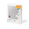 B.O.1647/02 Kocyk dzianinowy bawełniany szary