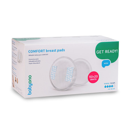 B.O.296 Wkładki laktacyjne Comfort 50+20 szt.gratis