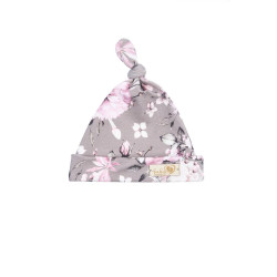 BABY 01312 Czapka niemowlęca Smerfetka Grey Rose 3-6 m*