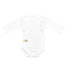 BABY 01377 Body niemowlęce dł rękaw Falbanka Ecru 56/62