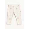 BABY 01972 Leginsy niemowlęce Kwiat Jabłoni 56/62 prążek