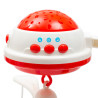 BABY MIX 37046 Karuzelka plastikowa z projektorem czerwona