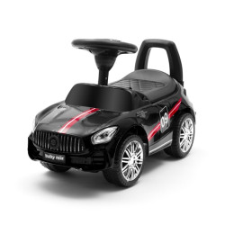 BABY MIX 45832 Dziecięcy jeździk z dźwiękiem RACER czarny