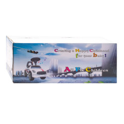 BABY MIX 45832 Dziecięcy jeździk z dźwiękiem RACER czarny