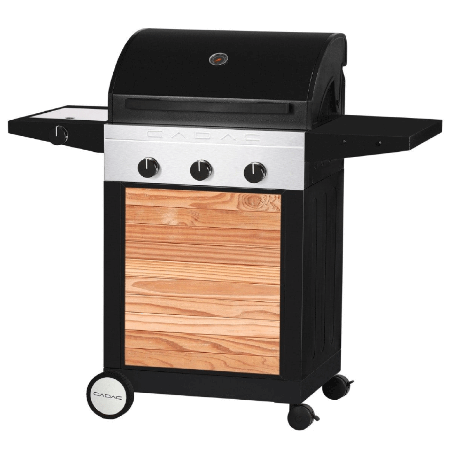 Grill gazowy stacjonarny CADAC WOODY Entertainer z bocznym palnikiem