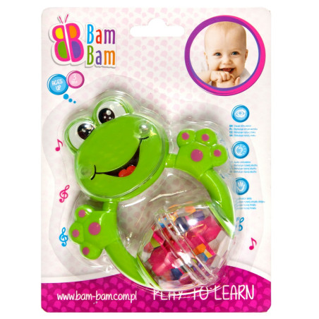 BAM BAM 359927 Grzechotka Żaba