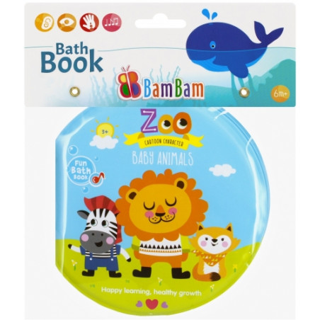 BAM BAM 432478 Książeczka do kąpieli zoo