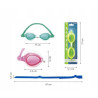 BESTWAY 21002 Aqua Burst Essential Okulary do pływania Zielone