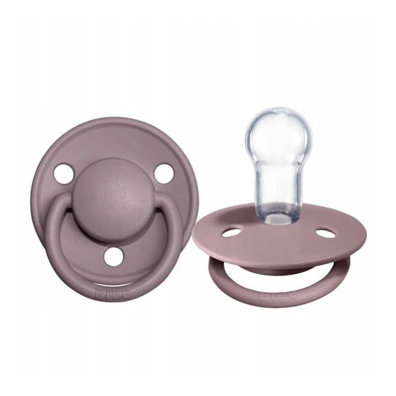 BIBS 1010248 Smoczek uspokajający DE LUX ONE SIZE HEATHER
