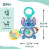 BRIGHT STARTS 17472-6 Zawieszka z zabawką sensoryczną Stitch Tummy Tum