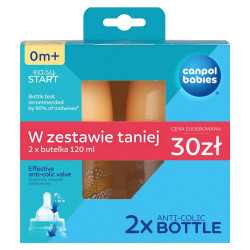 CANPOL 0440 Butelka 120 ml duopack