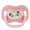 CANPOL 34/935 Smoczek uspokajający silikonowy18 m+ okrągły EXOTIC ANIMALS panda