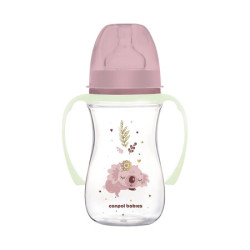 CANPOL 35/237 Butelka antykolkowa 240ml EasyStart Sleepy Koala różowa