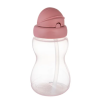 CANPOL 56/109_pin2 Bidon ze składaną rurką silikonową 270 ml różowy
