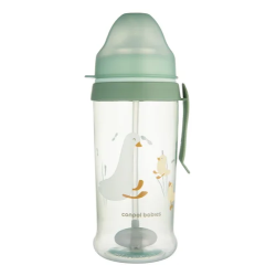 CANPOL 56/510_gre Bidon niekapek z rurką i odważnikiem 350ml GOOSE
