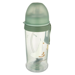CANPOL 56/510_gre Bidon niekapek z rurką i odważnikiem 350ml GOOSE