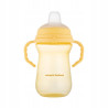 CANPOL 56/615 Kubek z silikonowym ustnikiem FirstCup 250ml żółty