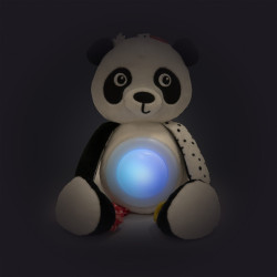 CANPOL 68/101 Pluszowa Panda z zawieszką pozytywką i lampką BabiesBoo
