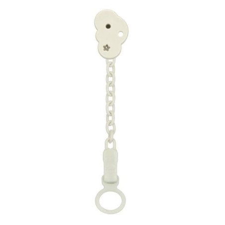 CHICCO 00004084310000 Łańcuszek z klipsem do smoczka Chmurka