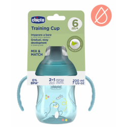CHICCO 00006921250000 Kubek niekapek z twardym ustnikiem 200 ml 6m+
