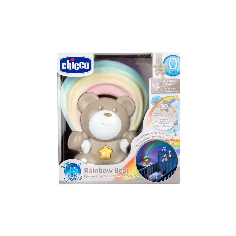 CHICCO 00010474200000 TOY FD RAINBOW BEAR BLUE