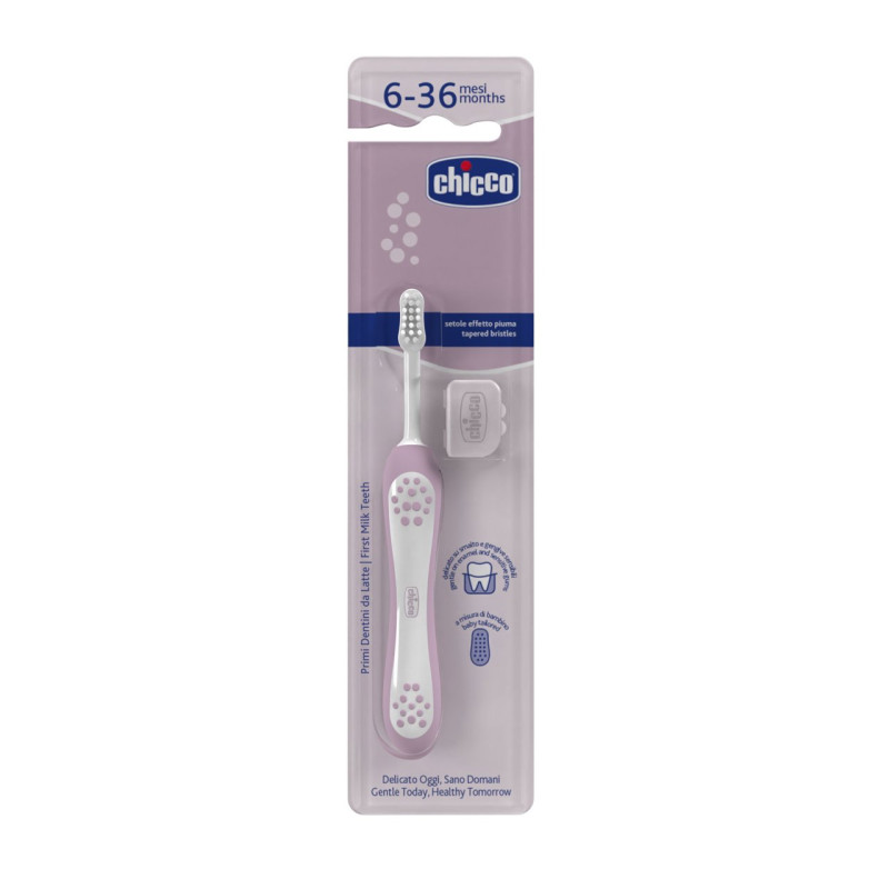 CHICCO 00012081000000 Szczoteczka do zębów Lila 6-36 m