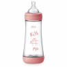 CHICCO 00020235110040 Butelka P5 plastik silikon 300 ml Fast Girl