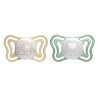 CHICCO 00071037410000 Smoczek PHYSIO LIGHT 2-6M sil 2 szt LUMI