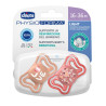CHICCO 00071039110000 Smoczek PHYSIO LIGHT 16-36M sil 2 szt róż