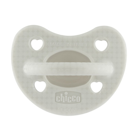 CHICCO 00073011380000 Smoczek PHYSIOFORMA LUXE 2-6M szary