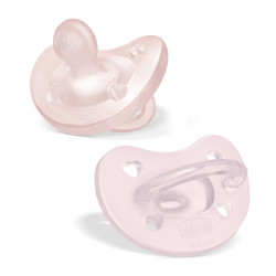 CHICCO 00073086110000 Smoczek PF SOFT pink 16-36m 2 szt