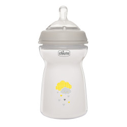 CHICCO 00081335300000 Butelka NF plastikowa 6m+ 330 ml neutralna