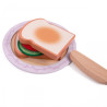 CLASSIC WORLD CW50640 Drewniany Toster Śniadaniowy z Akcesoriami 13 el.