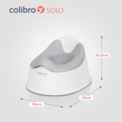 COLIBRO Nocnik dziecięcy SOLO CLOUD szary