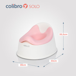 COLIBRO Nocnik dziecięcy SOLO ROSE różowy